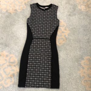 Black divided dress